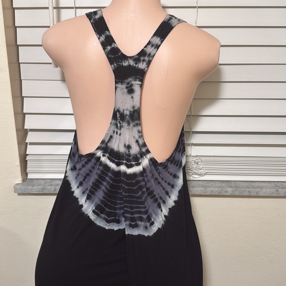 Lucky Brand Swimwear Half Moon Tie Dye Cover-up woman dress tank size MEDIUM - Picture 6 of 8